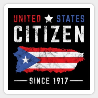 Puerto Rican United States Citizen - Puerto Rico USA American Sticker